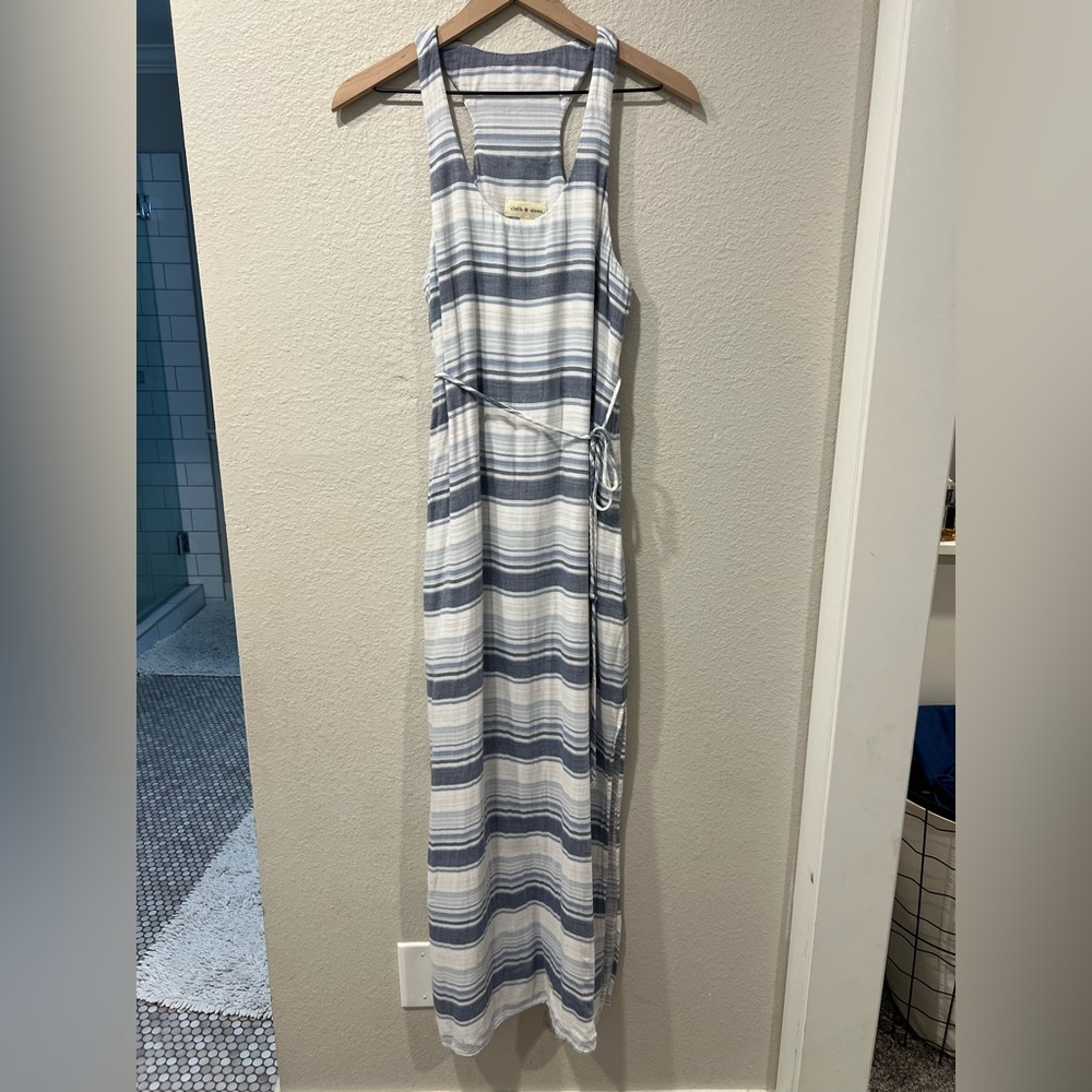 Cloth & Stone racer back maxi dress